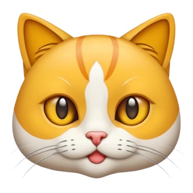 Tüylü ful beyaz Kedi sticker