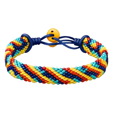 beaded friendship bracelet sticker