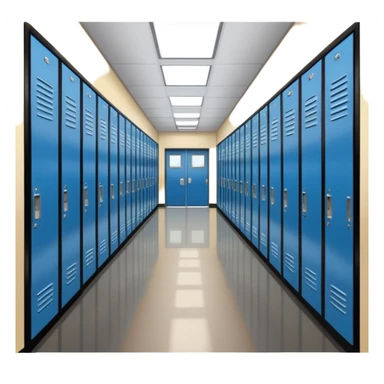 school hallway sticker