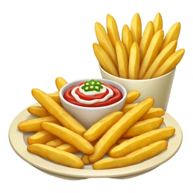 Generar papas fritas sticker