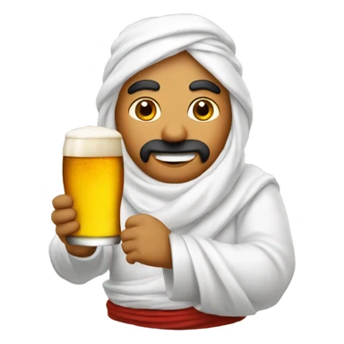 Khinkali and beer sticker