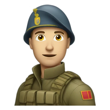 ukranian soldier sticker