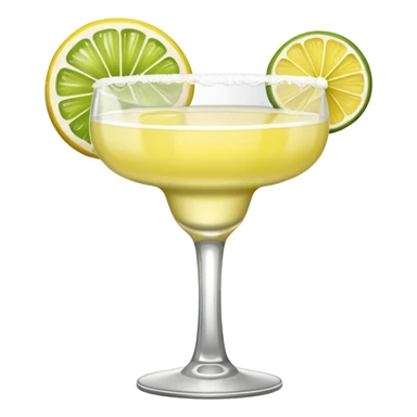 a classic margarita cocktail only one lemon  sticker