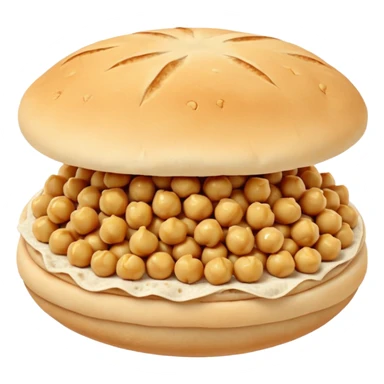 chickpeas pita sticker
