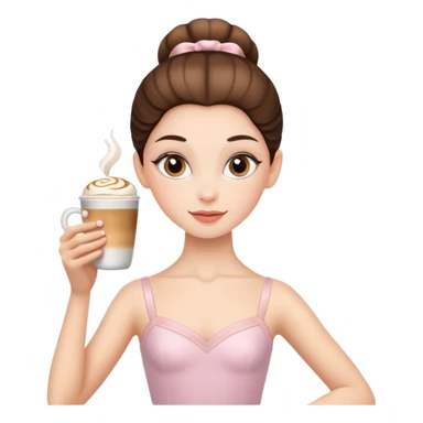 Ballerina capuchino  sticker