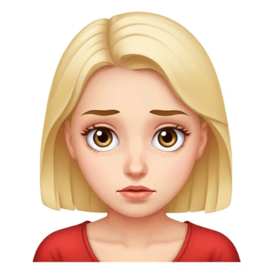 a girl rolling her eyes  sticker