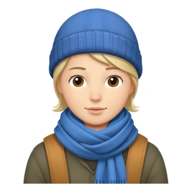 fotographer with winter clothes sticker
