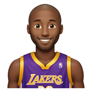 Kobe Bryant Lakers sticker