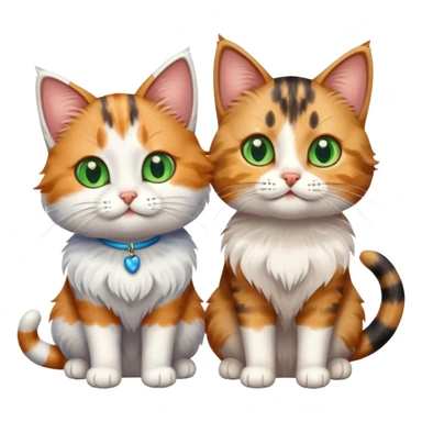 silly and cute cats sticker