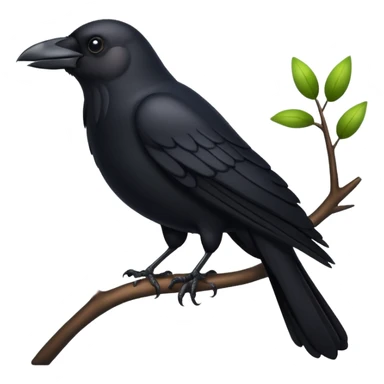 Black Crow sticker