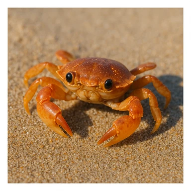 young crab, variation 1 sticker