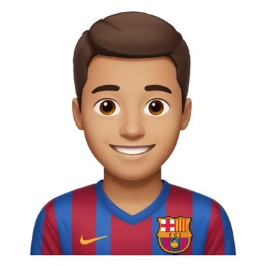 He was born at the age of 16 wearing a Barcelona shirt sticker