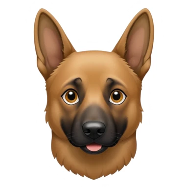 Belgian Malinois Dog that’s mixed with a German shepherd dog sticker