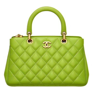 Green pistachio color Chanel handbag sticker