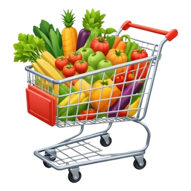 shopping cart full sticker