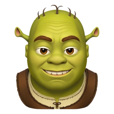 Shrek asombrado sticker