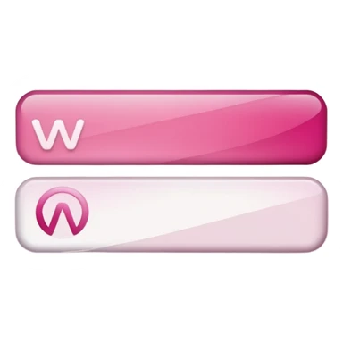 mix light pink dark pink and white girly internet seach bar with www. logo sticker