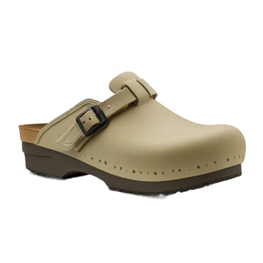 Birken stock Boston clog khaki beige color sticker