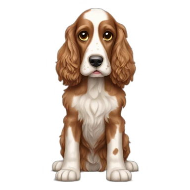 Dog-english-cocker-spaniel-full-body sticker