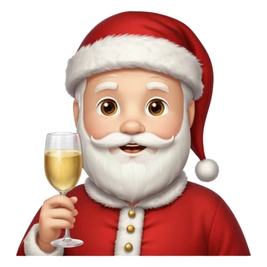 Santa Claus new year sticker