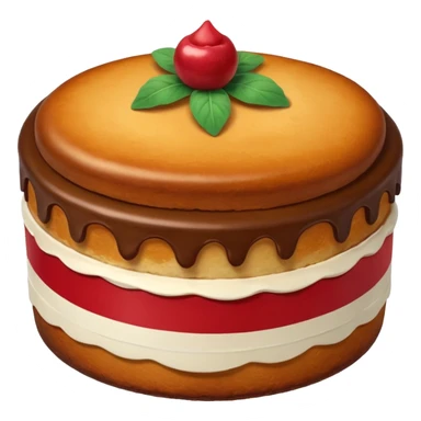 simple and cute Basque cake emoji sticker