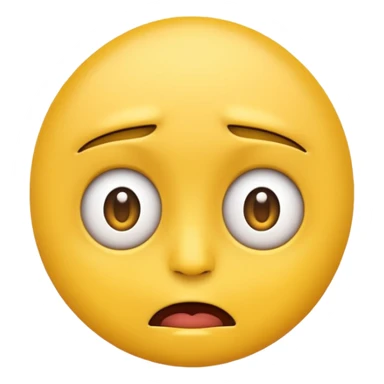 emoji with a face grimacing and eyes squinting sticker