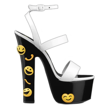 Ysl heel sandal TRIBUTE PLATFORM SANDAL black PATENT LEATHER sticker