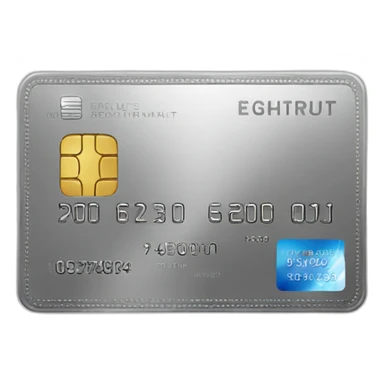 platinum credit card sticker