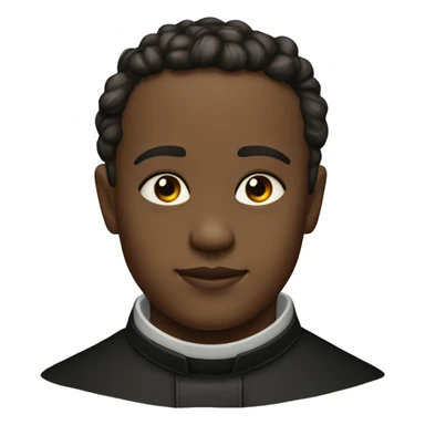 19th century young priest sticker