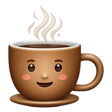 a hot cup of coffee sticker