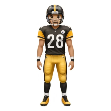 Steelers football team sticker