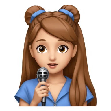 ariana grande with microphone sticker
