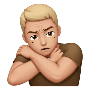 Someone in a headlock sticker