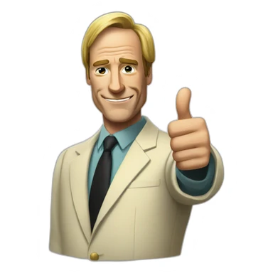 better call saul thumbs up sticker