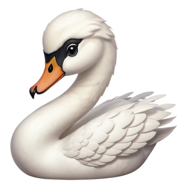 The white swan and the sailor sticker