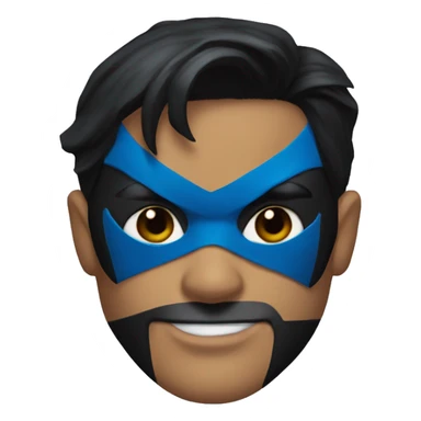 dc comics nightwing masked sticker