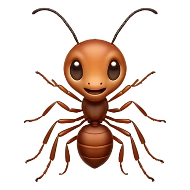 Cinematic Cheeky Ant Portrait Emoji, Head tilted dramatically with an exaggeratedly shocked expression, featuring a diminutive, agile body with wide, comically expressive eyes full of playful disbelief and subtly animated antennae, Simplified yet hilariously expressive features, highly detailed, glowing with a slightly sassy earthy glow, high shine, dramatic yet playful, stylized with an air of cheeky insect mischief, soft glowing outline, capturing the essence of a meme-worthy ant that looks ready to scurry its way into viral fame! sticker