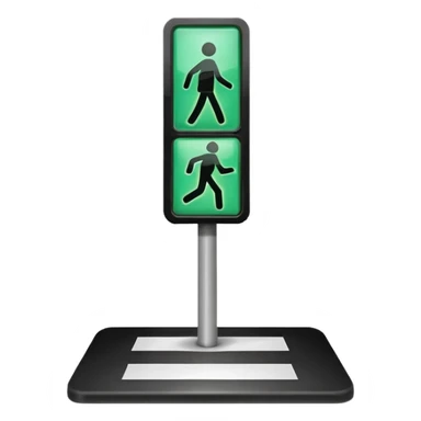 Crosswalk Light signal icon Lights , Kidsn. sticker