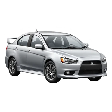 Mitsubishi lancer 10 sticker