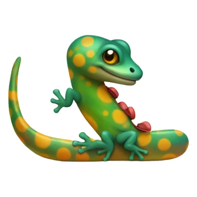 Salamander with boots sticker