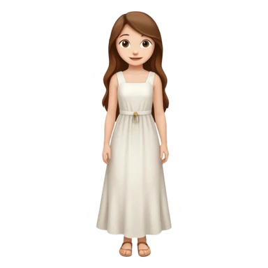 девушка красивая в полный рост стоит улыбается sticker