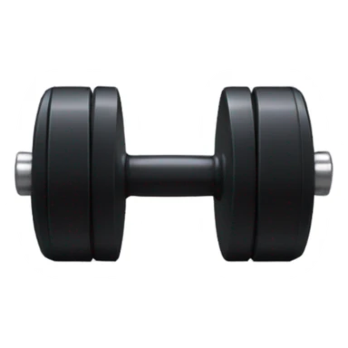 Dumbell black sticker