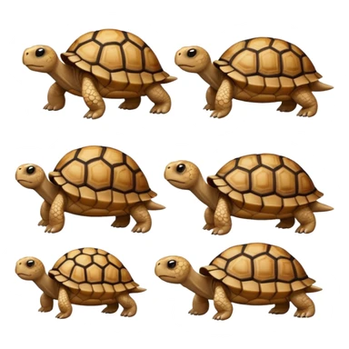 Tortoises in confusion sticker