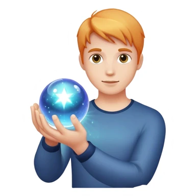 magic ball  sparkl in your hands sticker
