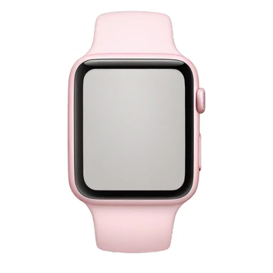 Light pink Apple Watch  sticker