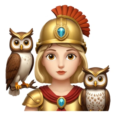 Minerva is the Roman goddess of wisdom, strategic warfare, commerce, and the arts, and is considered one of the most important Roman deities alongside Jupiter and Juno, forming the Capitoline Triad.  sticker