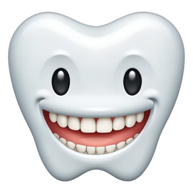 teeth without smile sticker