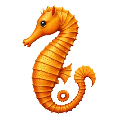 The seahorse emoji sticker