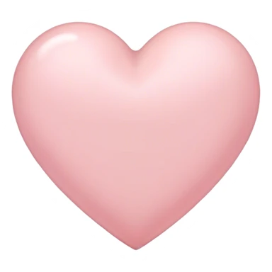 cœur rose pale  sticker