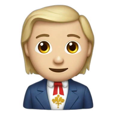 Vladimir Poutine et drapeau russe sticker